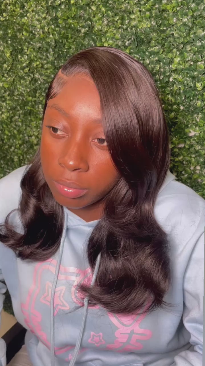 Natural Body Wave Frontal Wig