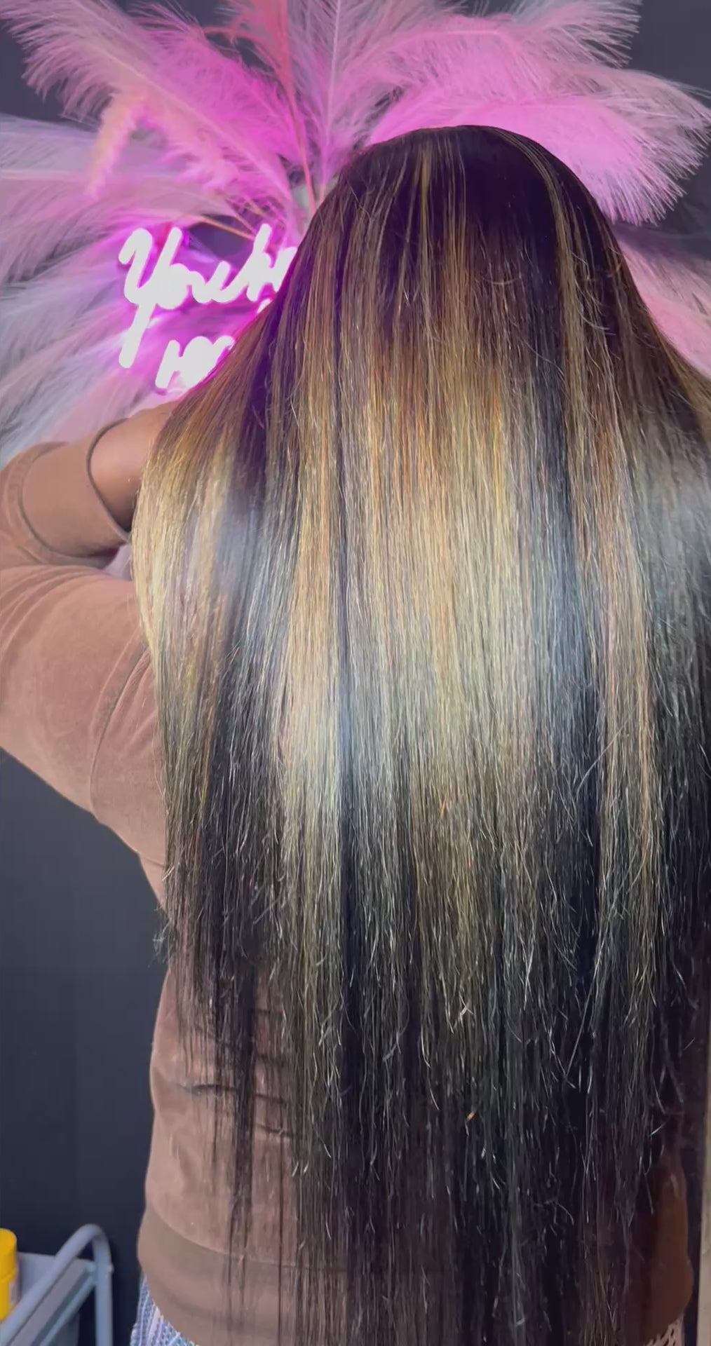 Highlight Straight Frontal Wig (Pre-Order)